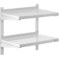Royal Catering Expondo Wandbord - 2 Ablagen - 40 x 60 cm