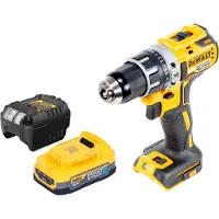 DeWalt DCD 791 E1 Akku Bohrschrauber 18 V 70 Nm Brushless + 1x Powerstack Akku 1,7 Ah + Ladegerät