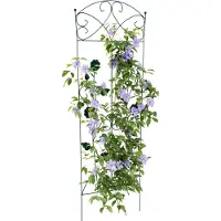 vidaXL Gartenzaun 3 stk. Grün 110,5 x 42,5 cm Stahl
