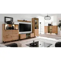 Xl Moebel Gmbh Wohnwand Set 5 tlg Luxus Wohnzimmer Kommode TV-Ständer Design Einrichtung