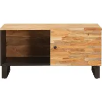 vidaXL Couchtisch Braun 80 x 50 x 40 cm Massivholz Mango