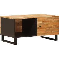 vidaXL Couchtisch Braun 80 x 50 x 40 cm Massivholz Mango