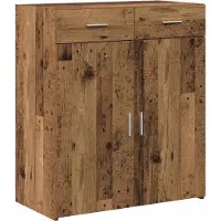 vidaXL Aufbewahrungsschrank Altholz 80 x 42,5 x 93 cm