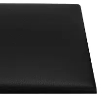 vidaXL Wandkopfteilen 12 stk. 90 x 30 cm Schwarz Stoff