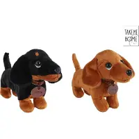 Van Manen Veenendaal Take Me Home Plüsch Dackel Kuscheltier Hund braun 24cm Spielzeug