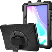 Cazy Stossfest Hülle Kompatibel mit Samsung Galaxy Tab Active4 Pro - Schutz Fallfest Hülle - mit Drehbar