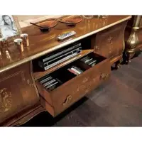 Xl Moebel Gmbh Klassische Wohnzimmerwand RTV 2x Vitrinen Massivholz Möbel TV-Regal Neu