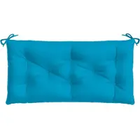 vidaXL Gartenbank-Auflage Hellblau 110x50x7 cm Oxford-Gewebe