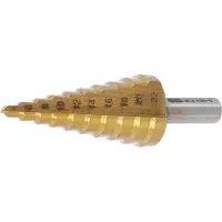Bgs 1618 Stufenbohrer, titannitriert, 4-22 mm