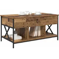 vidaXL Couchtisch Altholz 100 x 55 x 48,5 cm Holzwerkstoff