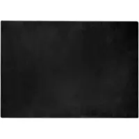 vidaXL Rutschfester Kunstfellteppich Olite Schwarz 140 x 200 cm