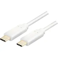 Logilink CU0131, 1 m, USB C, USB C, USB 3.2 Gen 2 (3.1 Gen 2), 10 Gbit/s, Weiß