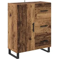 vidaXL Highboard 2 Stk. Altholz 69,5 x 34 x 180 cm
