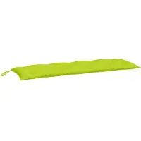 vidaXL Gartenbank-Auflage Hellgrün 150x50x7 cm Oxford-Gewebe