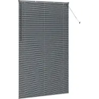 vidaXL Venezianische Jalousien Dunkelgrau 220 x 135 cm Aluminium