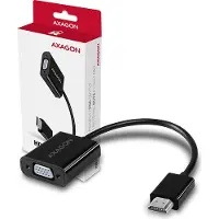 Axagon RVH-VGN Video Kabel Adapter 0,15 m HDMI Typ A (Standard) VGA (D-Sub) Schwarz