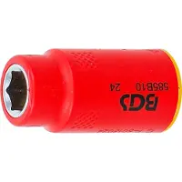 Bgs 35871 VDE-Steckschlüssel-Einsatz Sechskant, An trieb Innenvierkant 10 mm (3/8"), SW 10 mm