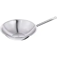 Contacto Wok, Wokpfanne, Edelstahl 18/10, Ø36 cm. 9,0 cm Höhe und 5 Liter