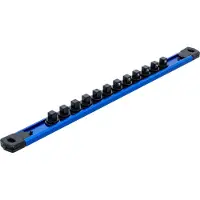 Bgs Halteschiene für 12 Steckschlüssel-Einsätze magnetisch für Antrieb 10 mm (3/8") - 74550