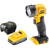 DeWalt DCL 040 E1 Akku LED Lampe 18 V 110 lm + 1x Powerstack Akku 1,7 Ah + Ladegerät