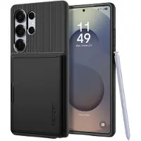 Spigen Samsung Galaxy S25 Ultra Hülle - Kunststoff - - Backcover/Hard Case - Schwarz