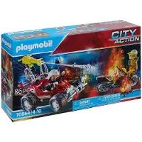 Playmobil City Action Feuerwehr-Rettung mit Feuerwehr-ATV (70864) 86 Teile