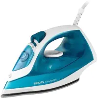 Philips EasySpeed GC1750/20, Dampfbügeleisen, Keramik-Bügelsohle, 1,9 m, 100 g/min, Blau, Weiß, 25 g/min
