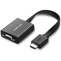 UGREEN 40248, 0,16 m, VGA (D-Sub), HDMI + Micro-USB, Buchse, Stecker, Gold