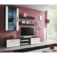 Xl Moebel Gmbh Wohnwand Komplette 5tlg.Wohnzimmer Einrichtung Set Regale Wandschrank TV-Ständer