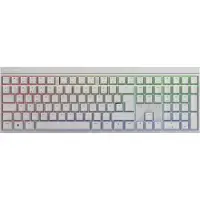 Cherry MX 2.0S, Kabelgebunden, USB, Mechanischer Switch, QWERTZ, RGB-LED, Weiß
