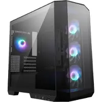 MSI MAG PANO M100R PZ, Micro Tower, PC, Schwarz, ITX, micro ATX, Gaming, Multi