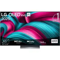 LG OLED65C57LA, 165,1 cm (65"), 3840 x 2160 Pixel, 4K Ultra HD, OLED, WLAN, Schwarz