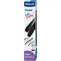 Pelikan Füllhalter Twist Kalligrafie P457 1,5mm Schwarz in Faltschachtel
