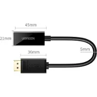 UGREEN MM137 40363 DisplayPort (Stecker) zu HDMI (Buchse) 4K/1080p Adapter– schwarz