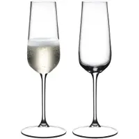 Riedel Champagnerflöte - Kristallglas - 250 ml (voll) - 2er Set - 6424/08 - Grape At Sektglas, Spülmaschinenfest