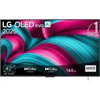 LG OLED evo AI | 42C57LA (42 Zoll, 106 cm) 4K Ultra HD TV (α9 Gen8 4K AI-Prozessor, webOS 25, 120 Hz (VRR bis 144 Hz)) [Modell 2025]