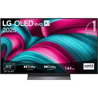 LG OLED48C57LA, 121,9 cm (48"), 3840 x 2160 Pixel, OLED evo, Smart-TV, WLAN, Schwarz
