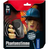 Kosmos Die drei ??? Phantomstimme, Aufnahmegerät mit Stimmenverzerrer, Detektivspielzeug, Detektiv Ausrüstung, Detektiv Set, Mitbringsel Kindergeburtstag, Geschenk für Kinder ab 8-12 Jahren