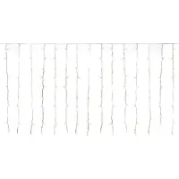 Salcar 6 x 1 m 300 LED Lichterkette Eisregen Weihnachten Beleuchtung Lichtervorhang 9 Beleuchtungsmodi & Memory-Funktion