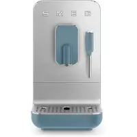 Smeg Espressomaschine BCC12SBMEU, Dampfdüse, Mahlwerk, Thermoblock, 1.4L Tank