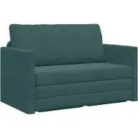 vidaXL Schlafsofa Dunkelgrün 124 x 71 x 78 cm Samt