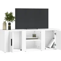 vidaXL TV-Schrank Weiß 100x31,5x35 cm Holzwerkstoff