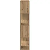 vidaXL TV-Schrankset 80 x 24 x 125 cm Braun Holzwerkstoff