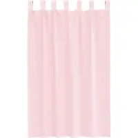 vidaXL Voile Vorhänge mit Schlaufen 2 Stk. Hellrosa 140x175 cm