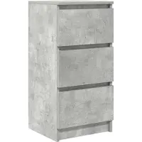vidaXL Sideboard Betongrau 37,5x35x76 cm Holzwerkstoff