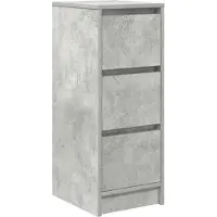 vidaXL Sideboard Betongrau 29,5x34x76 cm Holzwerkstoff