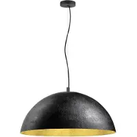 SLV FORCHINI 70, Pendelleuchte, E27, Pendellänge 150cm, 1x max. 40W, matt schwarz / matt gold 1008538