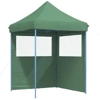 vidaXL Party-Zelt Grün 200 x 200 x 306 cm Oxford-Stoff