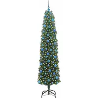 vidaXL Fritz (mit 300 LEDs und 120 blauen Kugeln)
