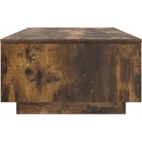 vidaXL Couchtisch Geräucherte Eiche 95 x 55 x 31 cm Holzwerkstoff